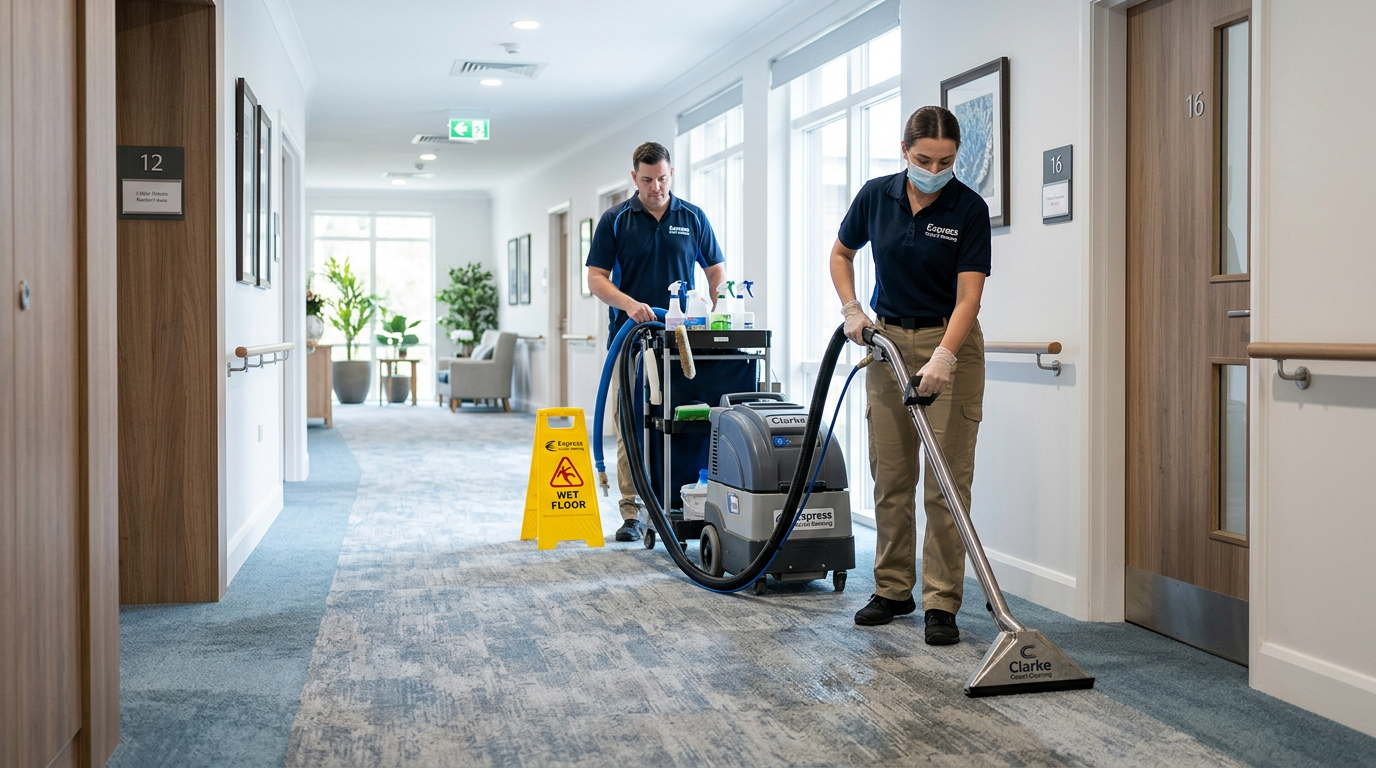 Care home carpet cleaning