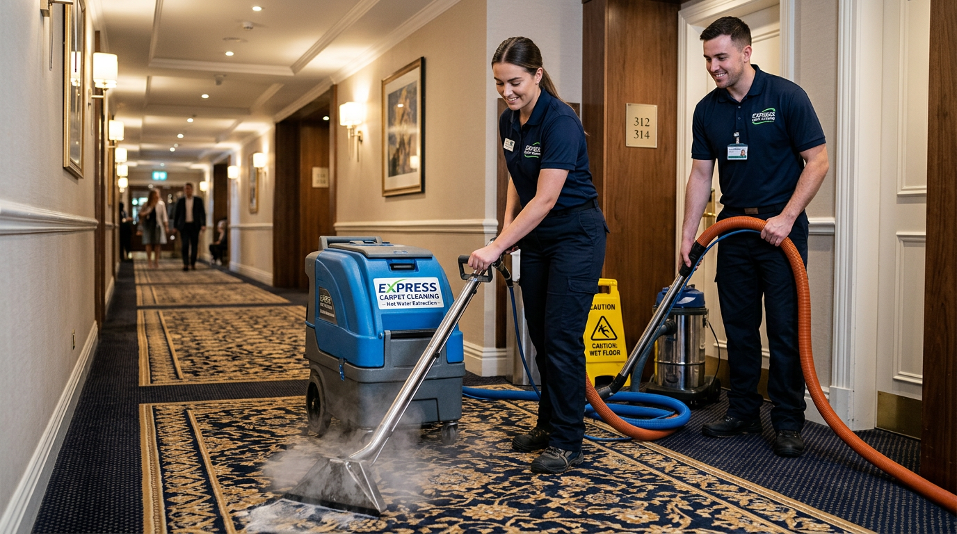 Hotel carpet cleaning